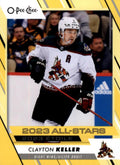 Clayton Keller #530 Arizona Coyotes | 2023-24 O-Pee-Chee Yellow Border