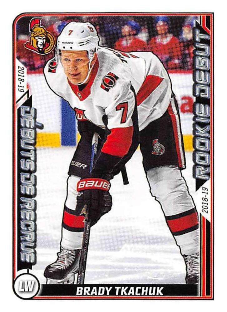 Brady Tkachuk #532 Ottawa Senators | 2019-20 Topps NHL Sticker Collection