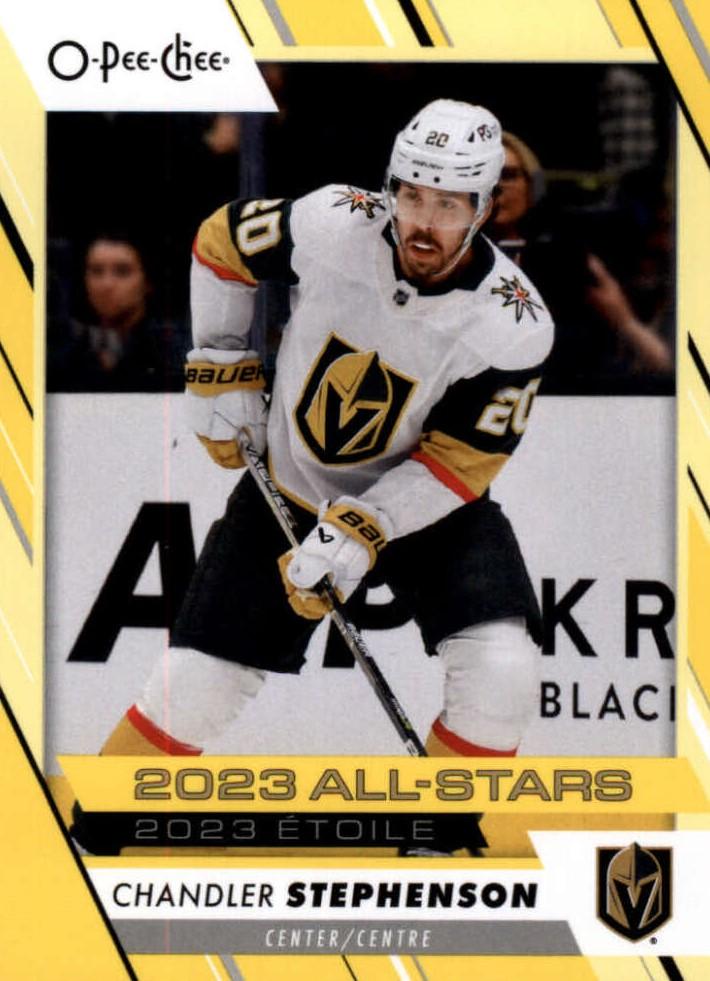 Chandler Stephenson #532 Vegas Golden Knights | 2023-24 O-Pee-Chee Yellow Border