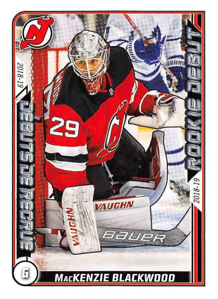 MacKenzie Blackwood #533 | 2019-20 Topps NHL Sticker Collection