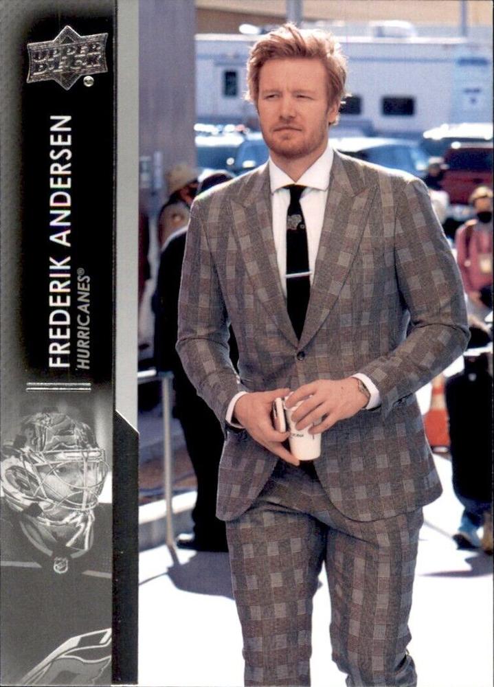 Frederik Andersen #533b Carolina Hurricanes | 2021-22 Upper Deck