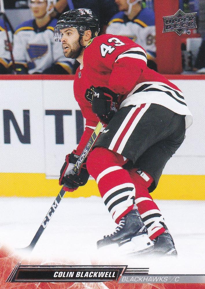 Colin Blackwell #534 Chicago Blackhawks | 2022-23 Upper Deck