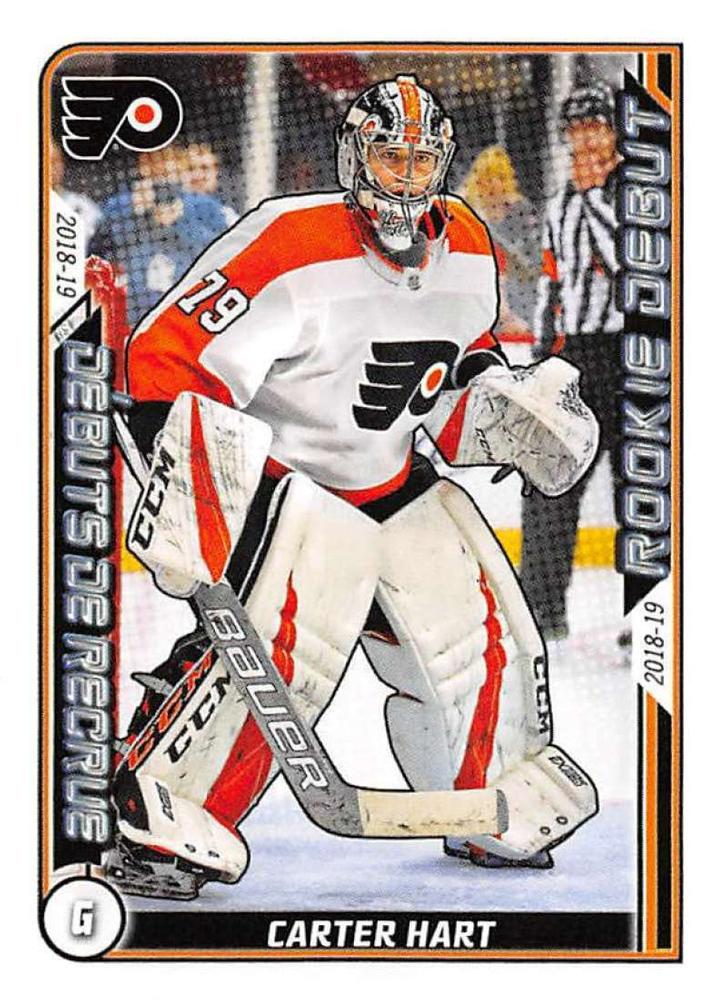 Carter Hart #535 Philadelphia Flyers | 2019-20 Topps NHL Sticker Collection