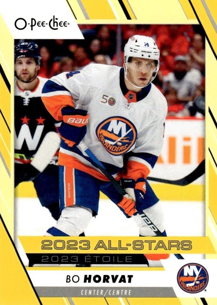 Bo Horvat #535 New York Islanders | 2023-24 O-Pee-Chee Yellow Border