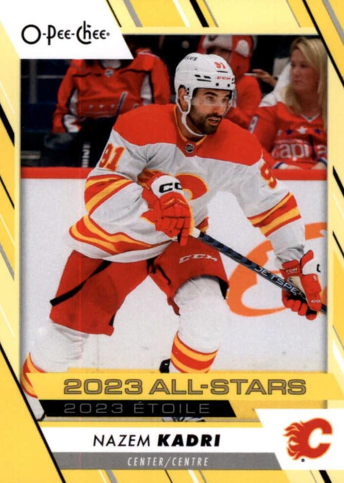 Nazem Kadri #536 Calgary Flames | 2023-24 O-Pee-Chee Yellow Border