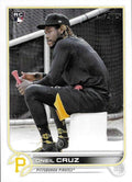 Oneil Cruz #537 Pittsburgh Pirates (Sitting on bucket) | 2022 Topps