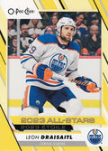 Leon Draisaitl #538 Edmonton Oilers | 2023-24 O-Pee-Chee Yellow Border