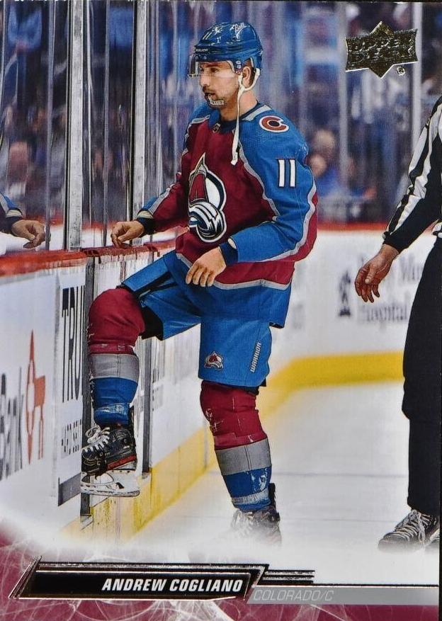 Andrew Cogliano Penalty Box #539 Colorado Avalanche | 2022-23 Upper Deck