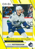 Elias Pettersson #539 Vancouver Canucks | 2023-24 O-Pee-Chee Yellow Border