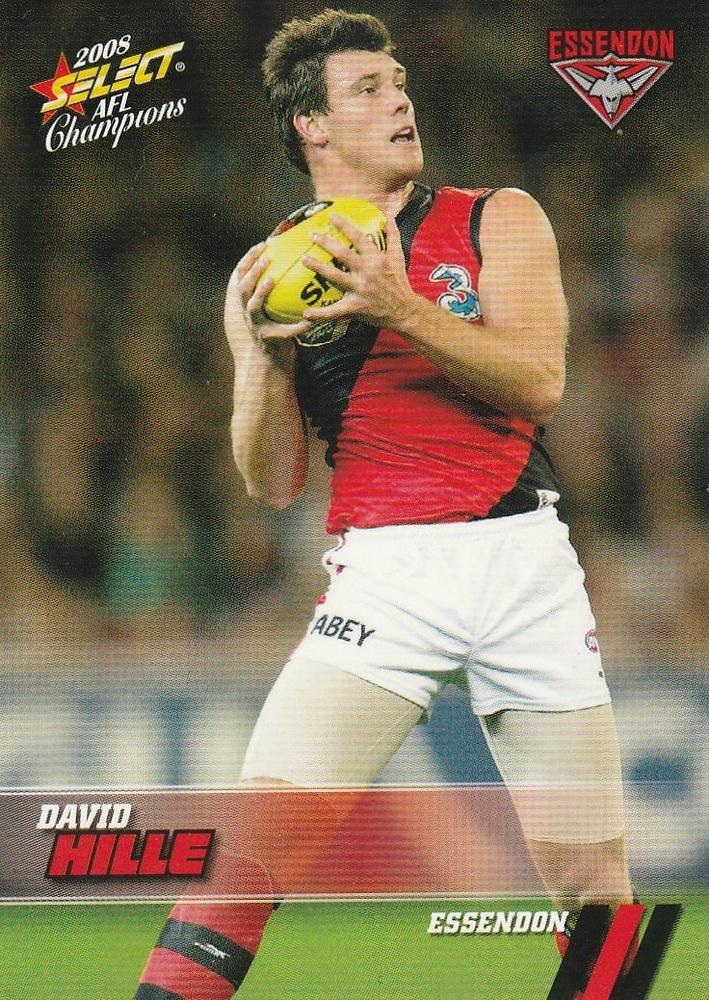 David Hille #53 Essendon Bombers | 2008 Select AFL Champions