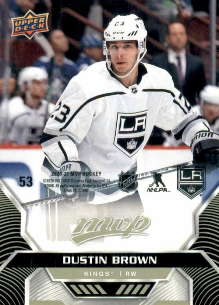 Dustin Brown #53 Los Angeles Kings | 2020-21 Upper Deck MVP Puzzle Backs