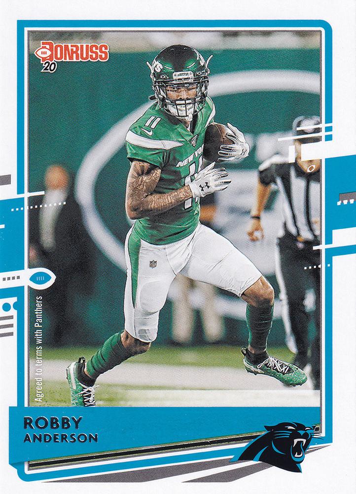 Robby Anderson #53 Carolina Panthers | 2020 Panini Donruss | NFL Football