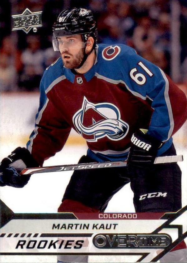 Martin Kaut #53 Colorado Avalanche | 2020-21 Upper Deck Overtime