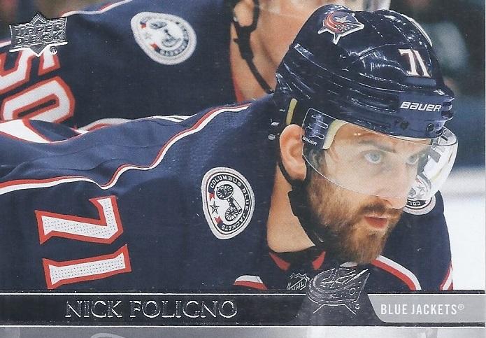 Nick Foligno #53 Columbus Blue Jackets | 2020-21 Upper Deck