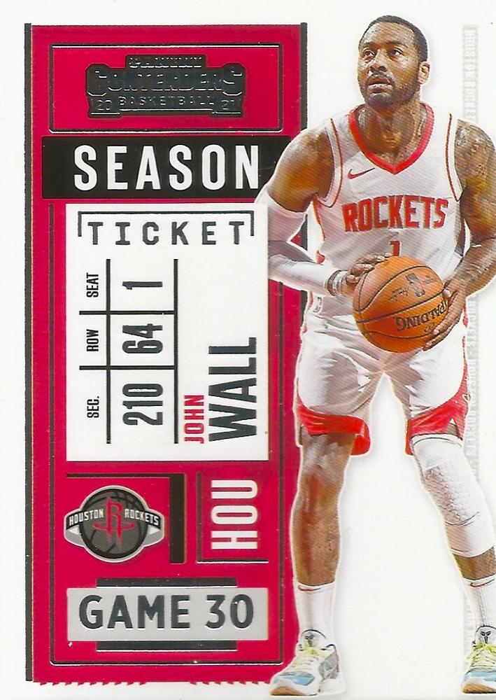 John Wall #53 Houston Rockets | 2020-21 Panini Contenders