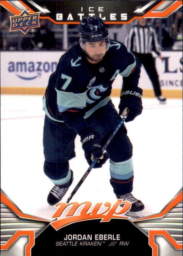 Jordan Eberle #53 Seattle Kraken | 2022-23 Upper Deck MVP Ice Battles