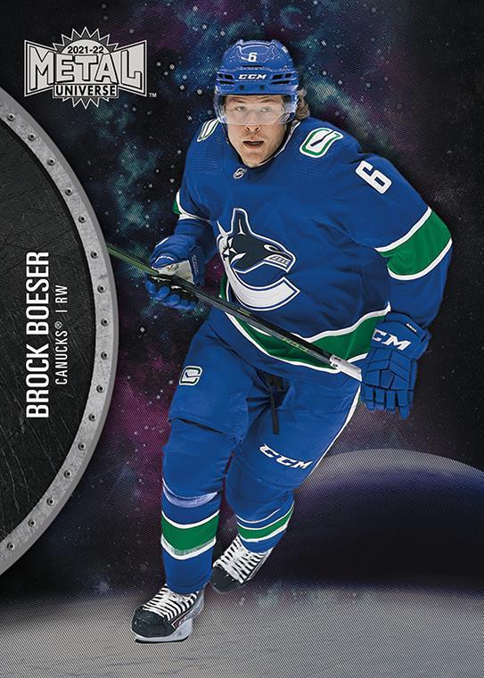 Brock Boeser #53 Vancouver Canucks | 2021-22 SkyBox Metal Universe
