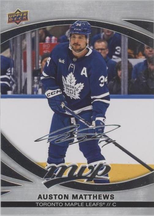 Auston Matthews #53 Toronto Maple Leafs | 2023-24 Upper Deck MVP Silver Script