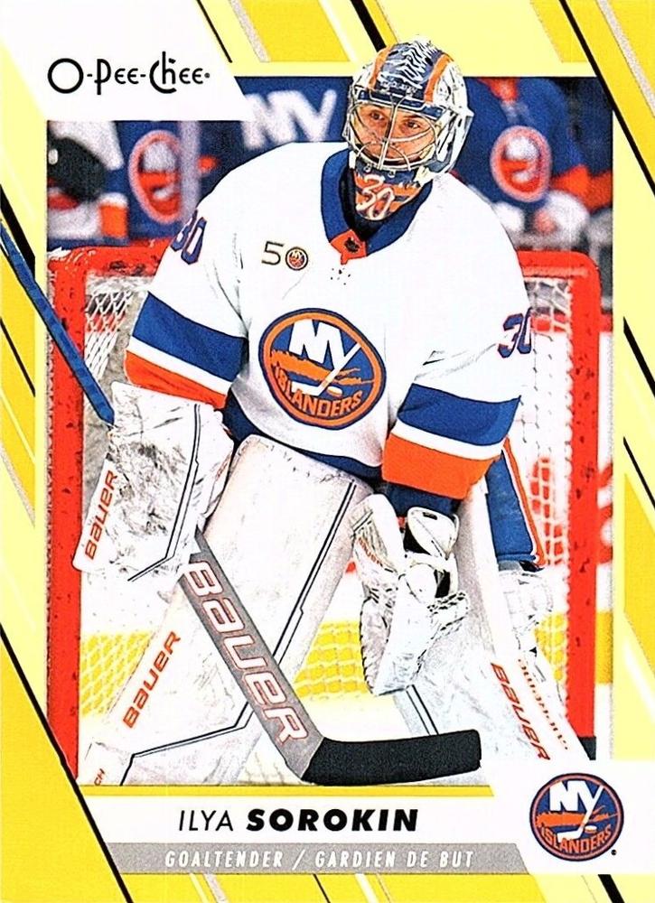 Ilya Sorokin #53 New York Islanders | 2023-24 O-Pee-Chee Yellow Border