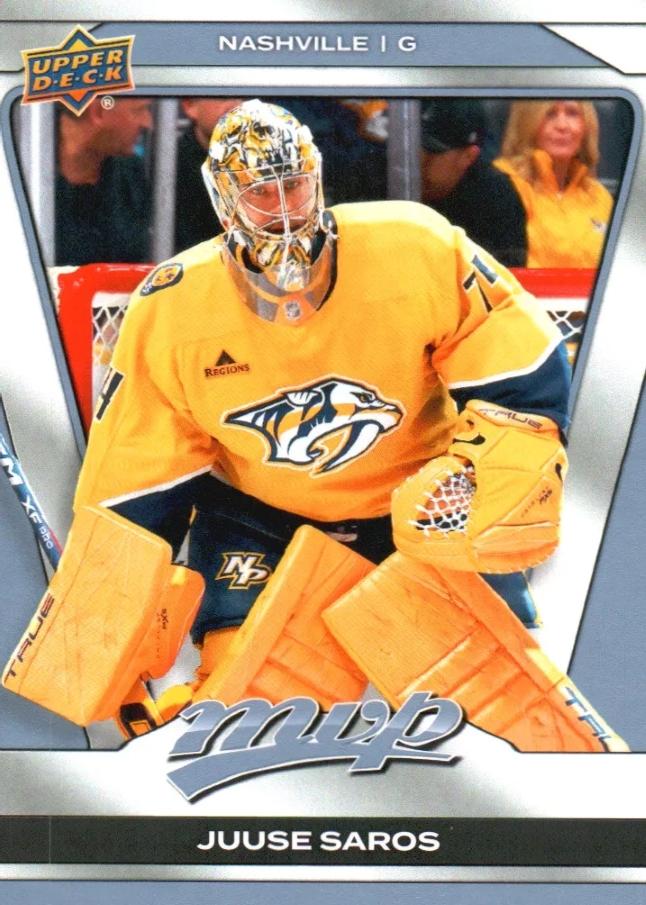 Juuse Saros #53 Nashville Predators | 2025-26 Upper Deck MVP