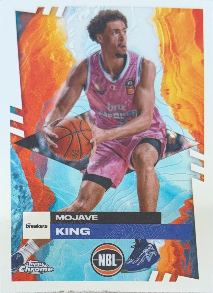 Mojave King #53 New Zealand Breakers | 2024-25 Topps Chrome NBL (front)