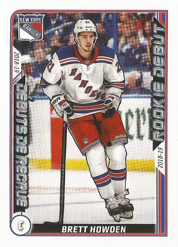 Brett Howden #540 New York Rangers | 2019-20 Topps NHL Sticker Collection