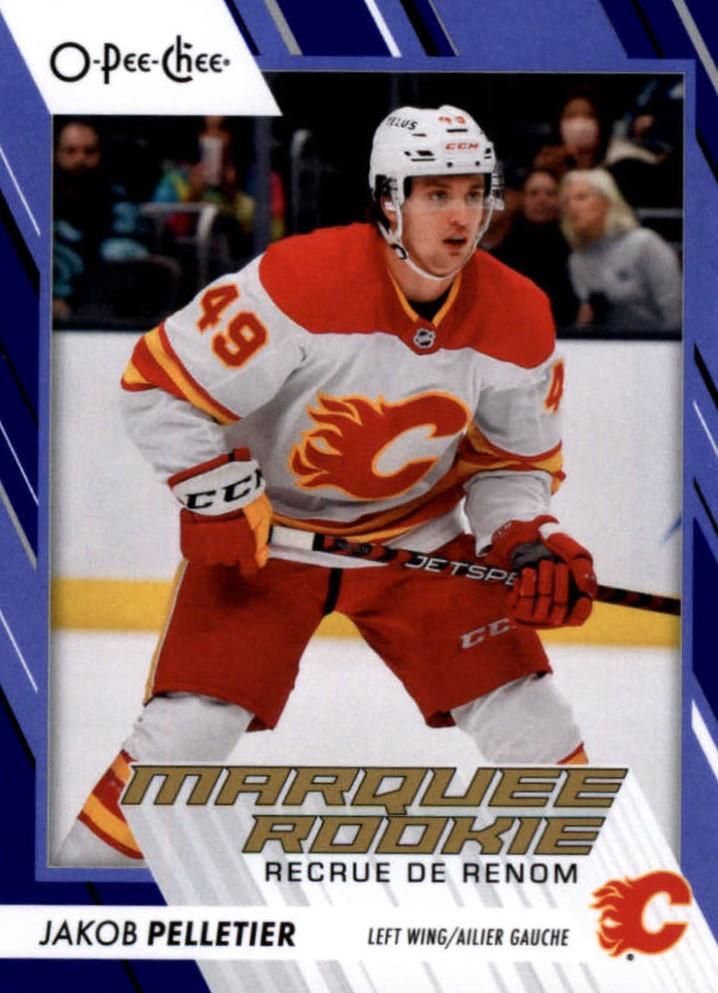 Jakob Pelletier #542 Calgary Flames | 2023-24 O-Pee-Chee Blue Border