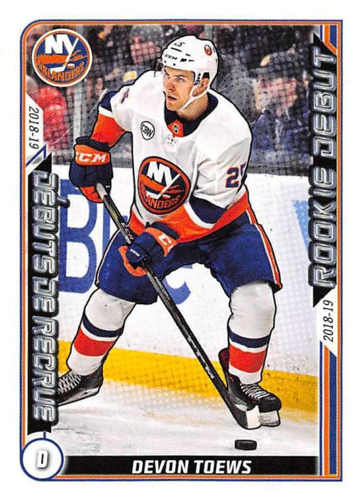 Devon Toews #543 New York Islanders | 2019-20 Topps NHL Sticker Collection