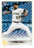 Roansy Contreras #543 Pittsburgh Pirates (Factory set, white outline around RC logo) | 2022 Topps