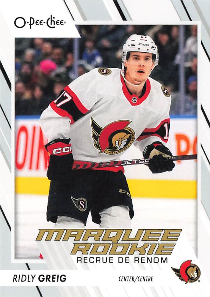 Ridly Greig #543 Ottawa Senators | 2023-24 O-Pee-Chee Hockey