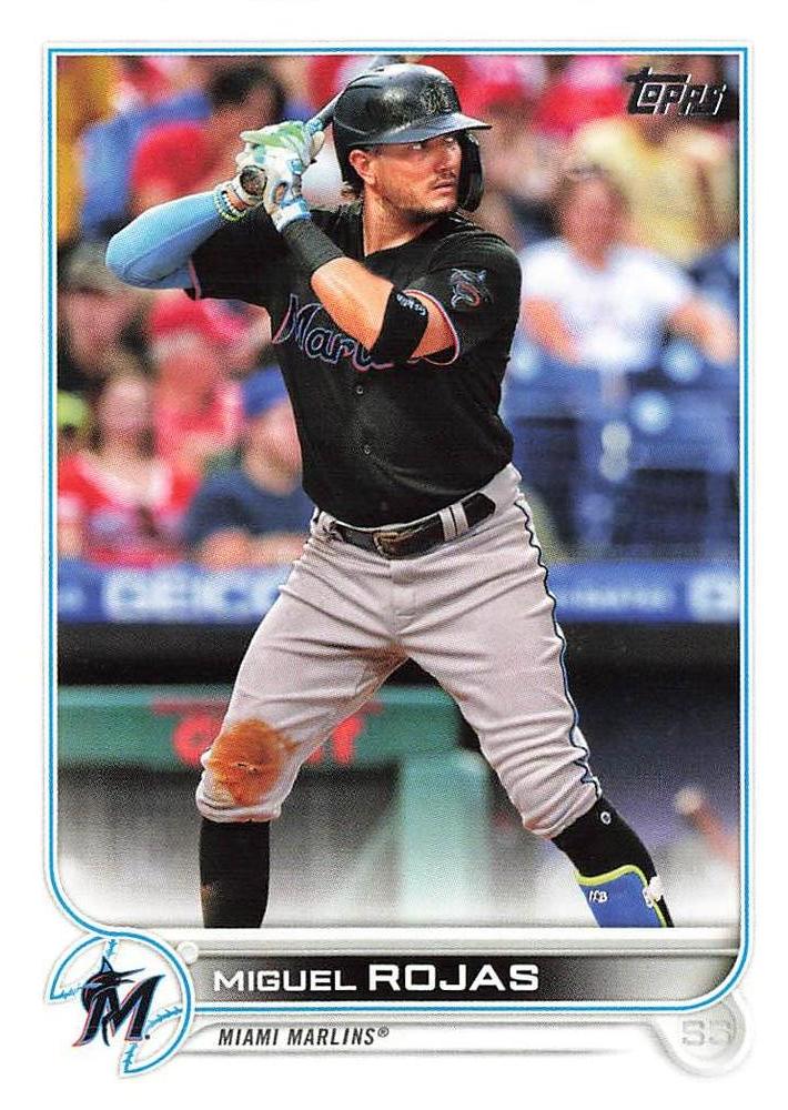 Miguel Rojas #544 Miami Marlins | 2022 Topps