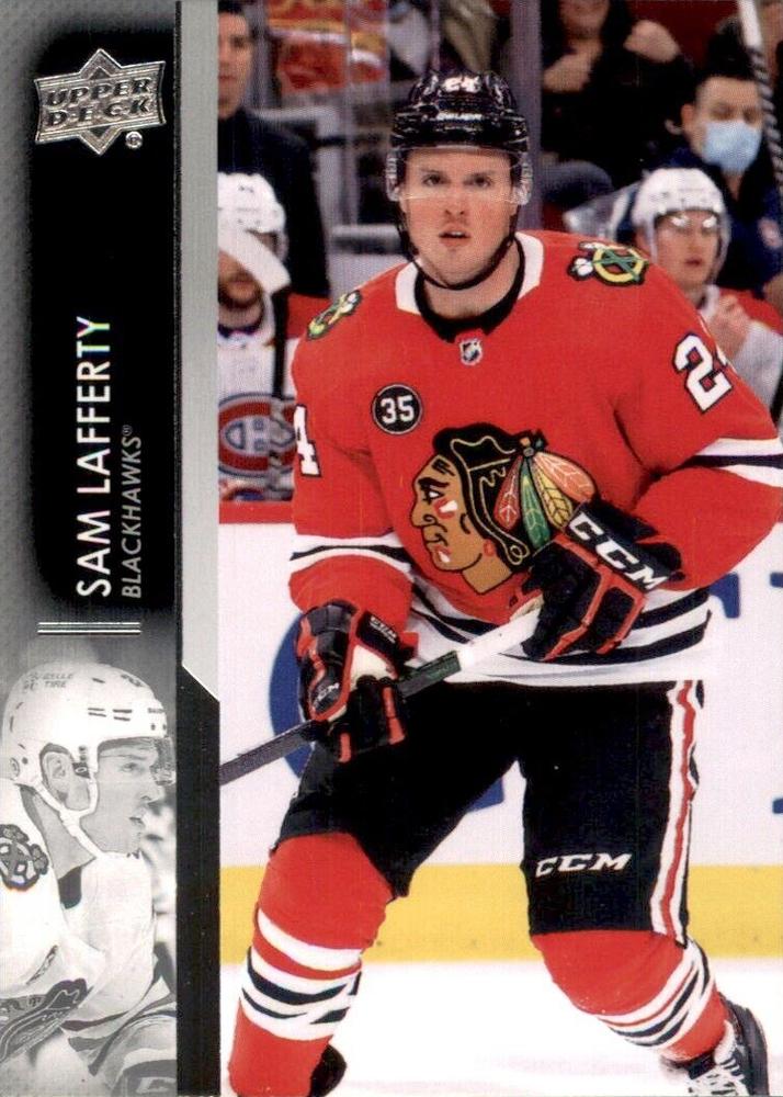 Sam Lafferty #544 Chicago Blackhawks | 2021-22 Upper Deck