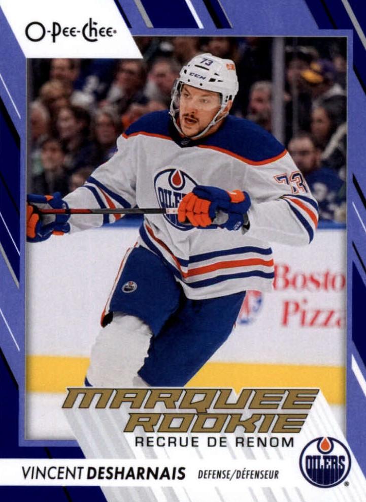 Vincent Desharnais #544 Edmonton Oilers | 2023-24 O-Pee-Chee Blue Border
