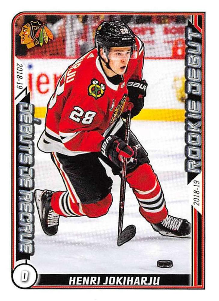 Henri Jokiharju #545 Chicago Blackhawks | 2019-20 Topps NHL Sticker Collection