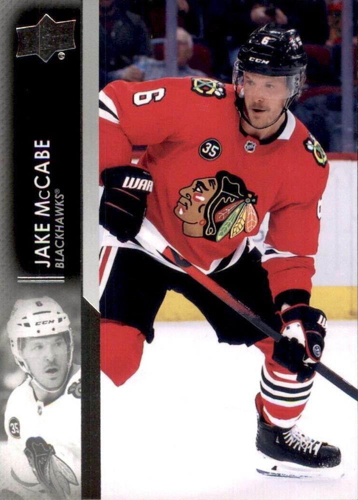 Jake McCabe #545 Chicago Blackhawks | 2021-22 Upper Deck