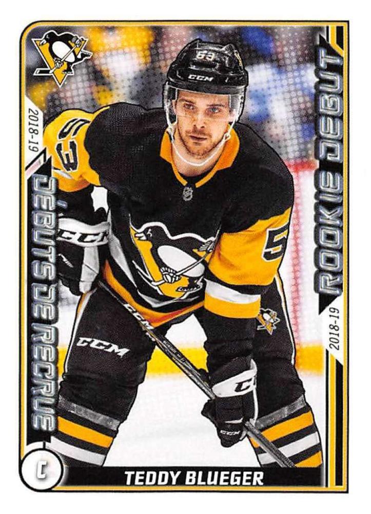 Teddy Blueger #546 Pittsburgh Penguins | 2019-20 Topps NHL Sticker Collection