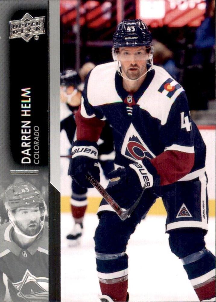 Darren Helm #546 Colorado Avalanche | 2021-22 Upper Deck