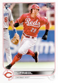 TJ Friedl #546 Cincinnati Reds (Factory set, white outline around RC logo) | 2022 Topps