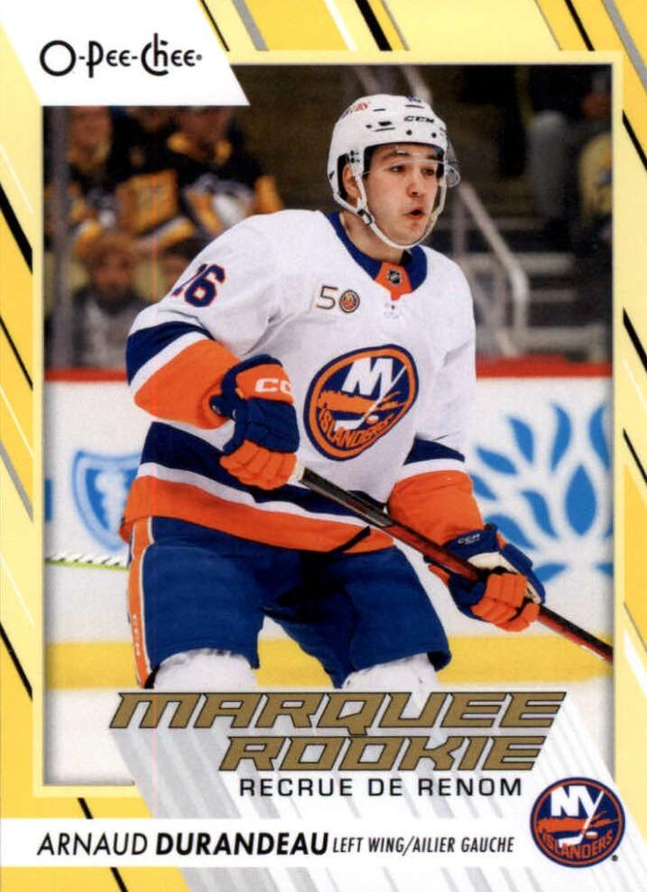 Arnaud Durandeau #546 New York Islanders | 2023-24 O-Pee-Chee Yellow Border