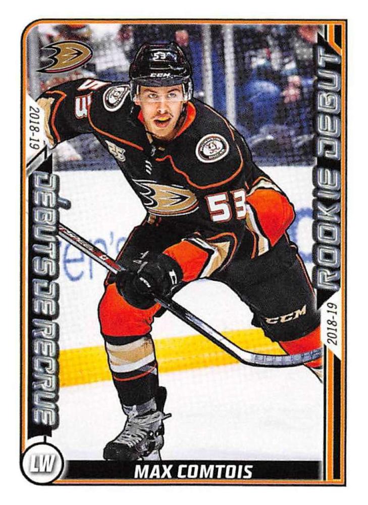 Max Comtois #547 Anaheim Ducks | 2019-20 Topps NHL Sticker Collection