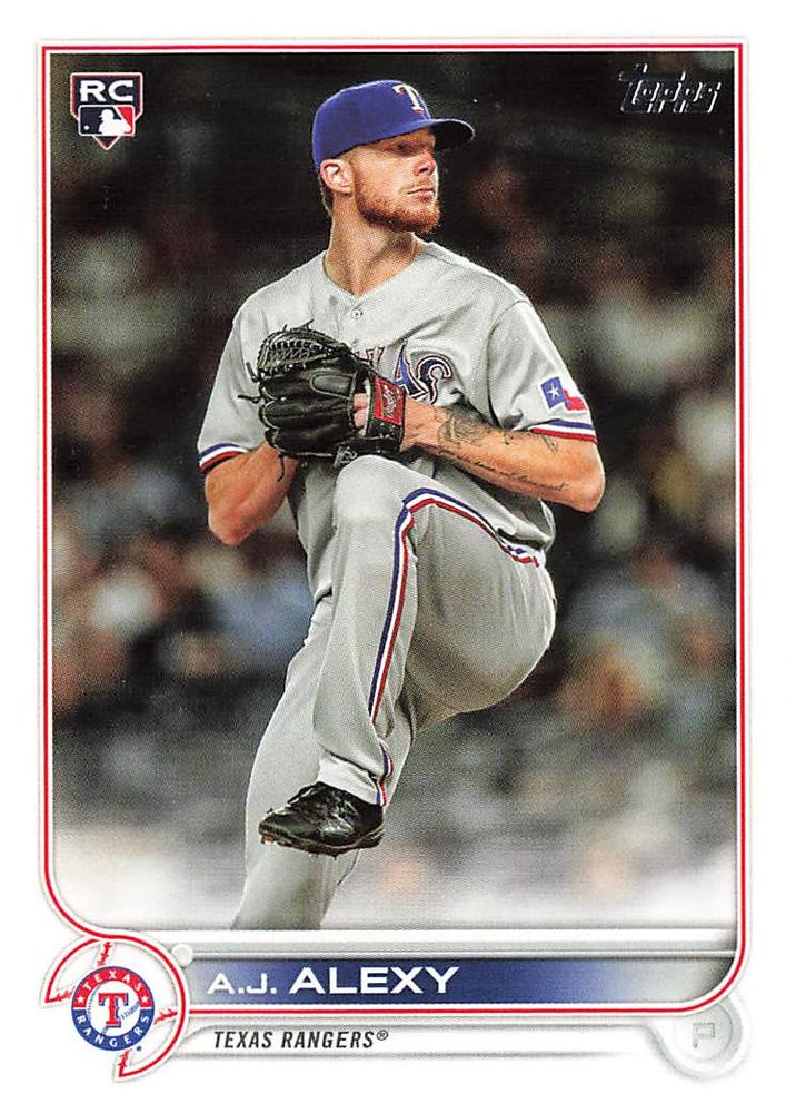 A.J. Alexy #547 Texas Rangers | 2022 Topps