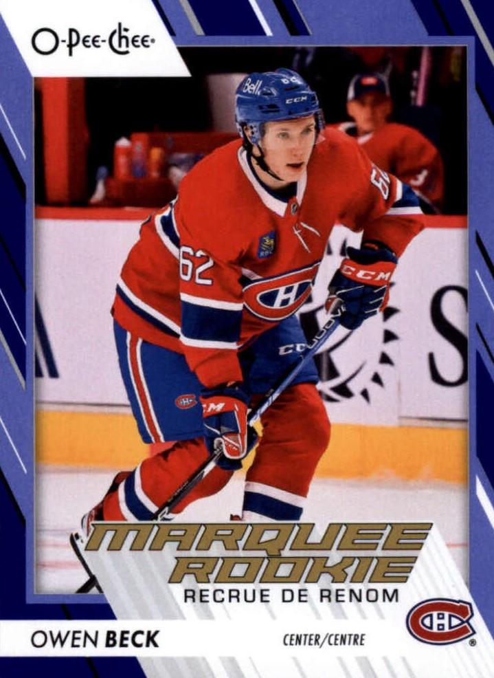 Owen Beck #548 Montreal Canadiens | 2023-24 O-Pee-Chee Blue Border