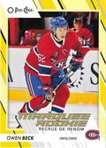 Owen Beck #548 Montreal Canadiens | 2023-24 O-Pee-Chee Yellow Border