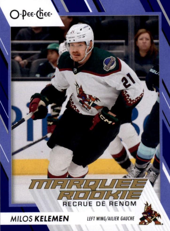 Milos Kelemen #549 Arizona Coyotes | 2023-24 O-Pee-Chee Blue Border