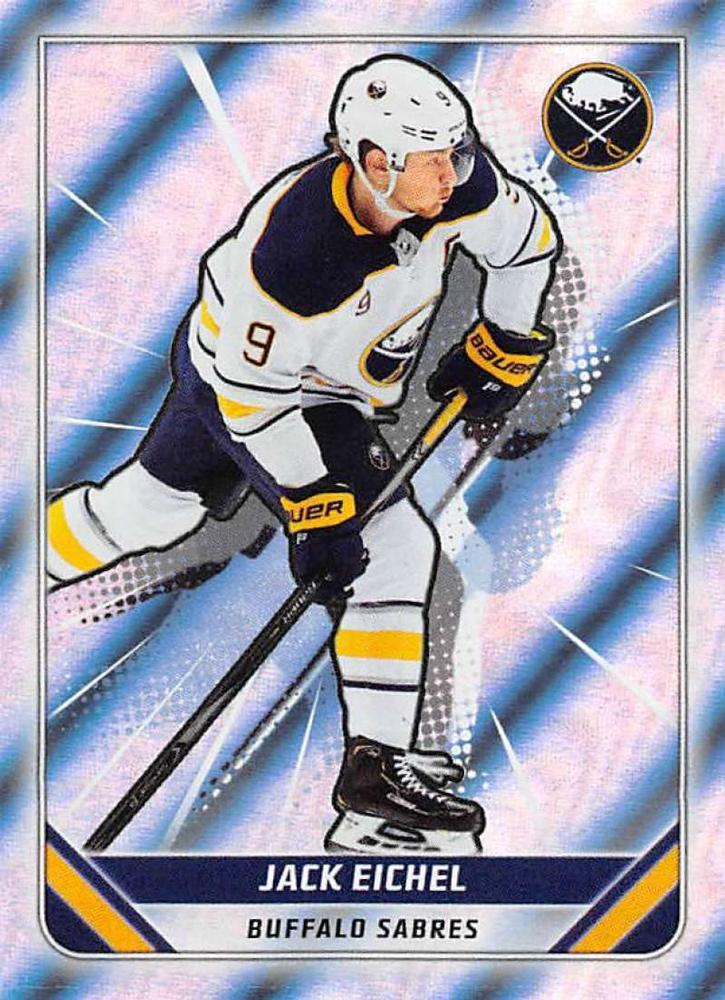 Jack Eichel FOIL #54 Buffalo Sabres | 2019-20 Topps NHL Sticker Collection