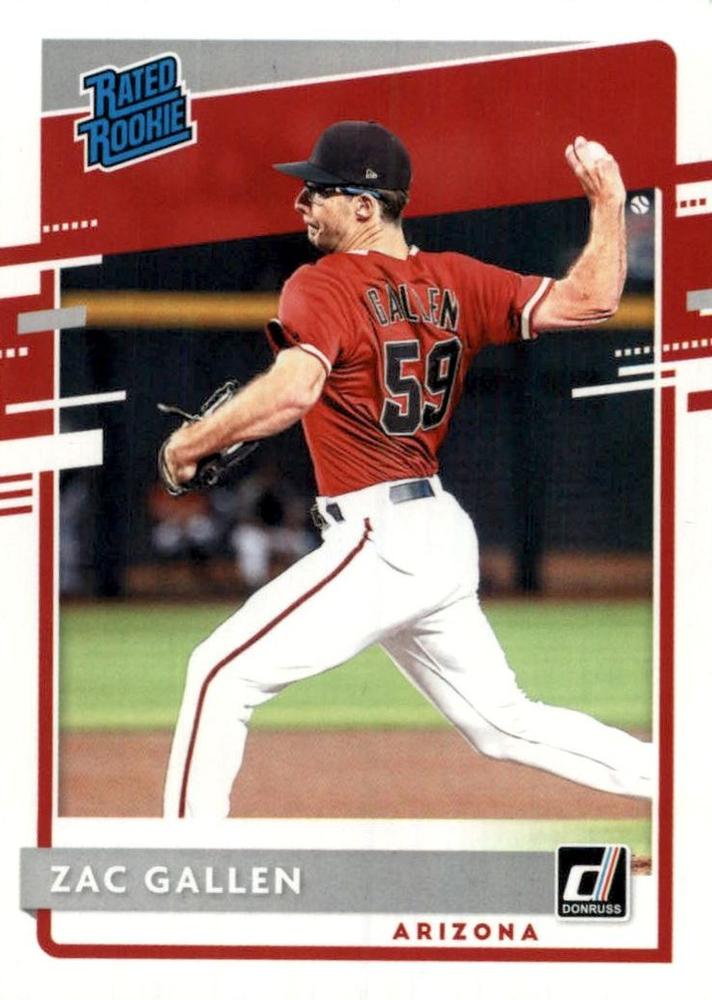 Zac Gallen #54 Arizona Diamondbacks | 2020 Donruss