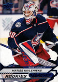 Matiss Kivlenieks #54 | 2020-21 Upper Deck Overtime Blue Foil