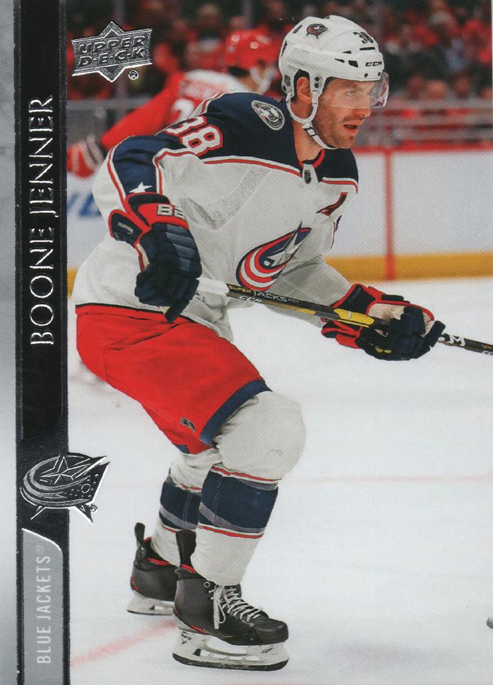 Boone Jenner #54 Columbus Blue Jackets | 2020-21 Upper Deck