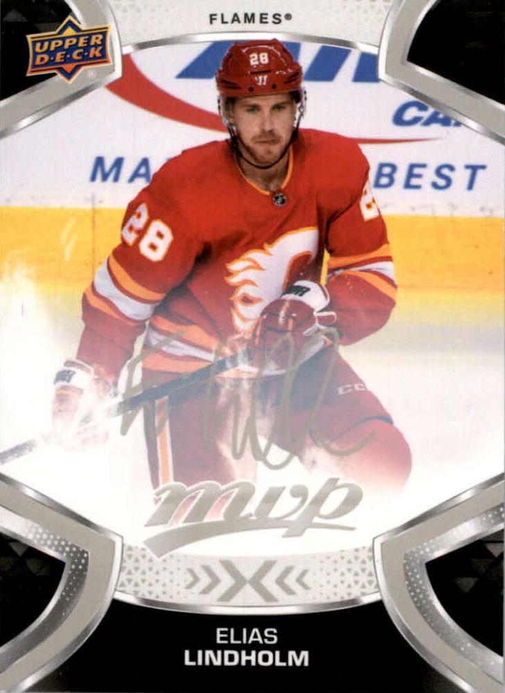 Elias Lindholm #54 Calgary Flames | 2021-22 Upper Deck MVP Silver Script