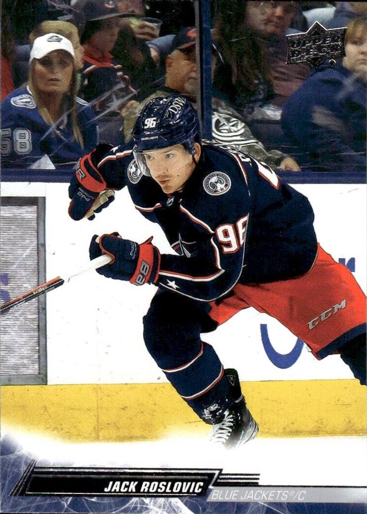 Jack Roslovic #54 Columbus Blue Jackets | 2022-23 Upper Deck